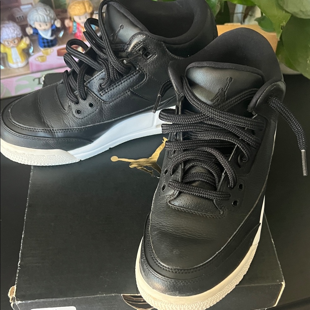 Nike Kids Black Sneakers Air Jordan 3 Retro
